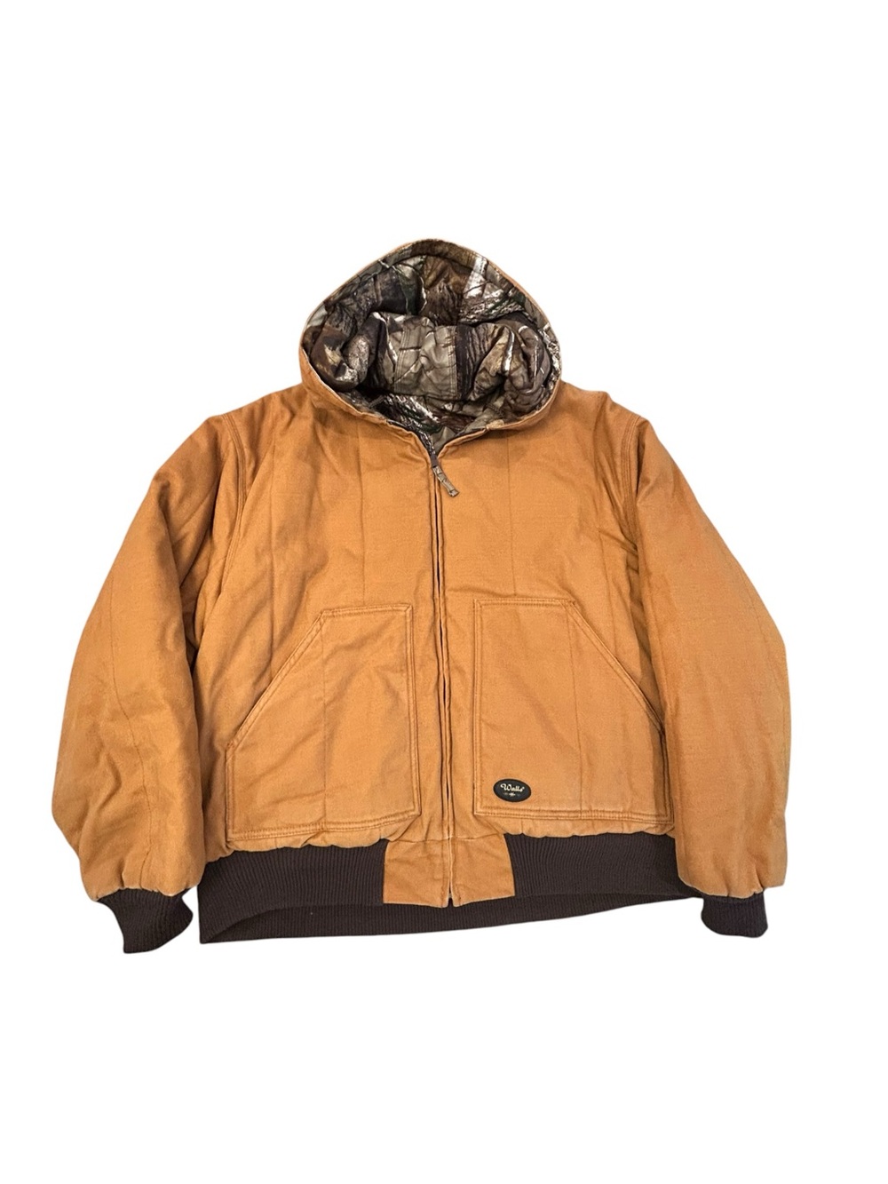 Walls Reveraible Duck Canvas Camo Realtree Insulated Work Hunting Coat Men’s XL